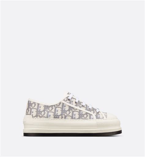 Walk'n'Dior Sneaker Dior Oblique Baumwolle mit Stickerei in 